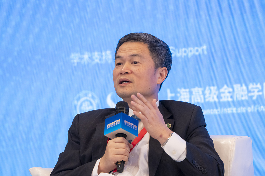 Fang Xinghai, vice chairman of the China Securities Regulatory Commission, at the Lujiazui Forum in Shanghai on June 19.  Photo: VCG