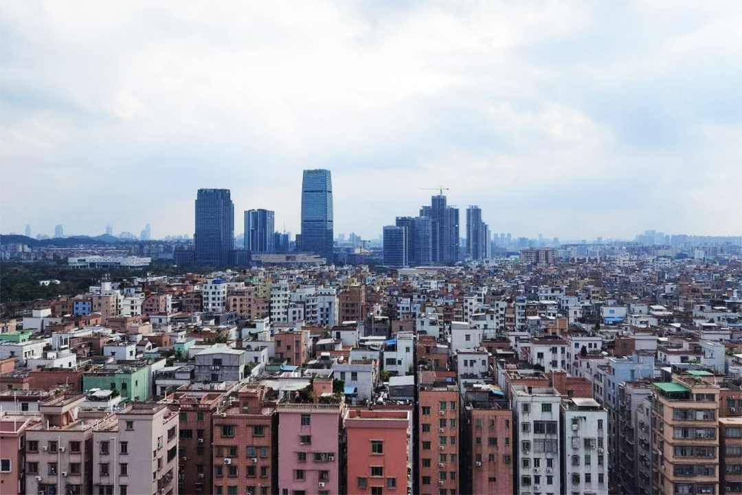 Houses in urban villages in Baiyun district, Guangzhou, Guangdong province. Photo: Xinhua