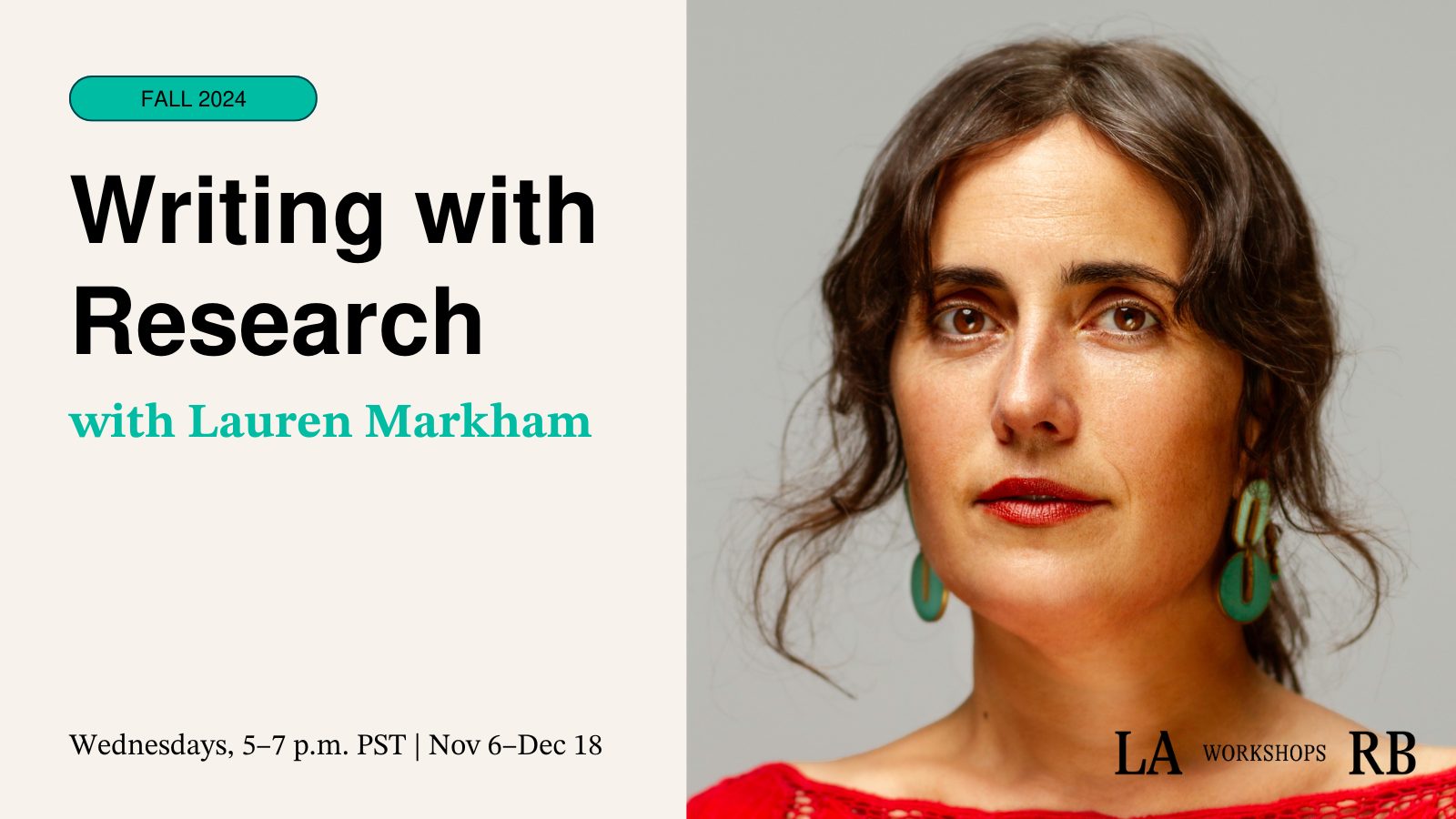 Writing with Research with Lauren Markham