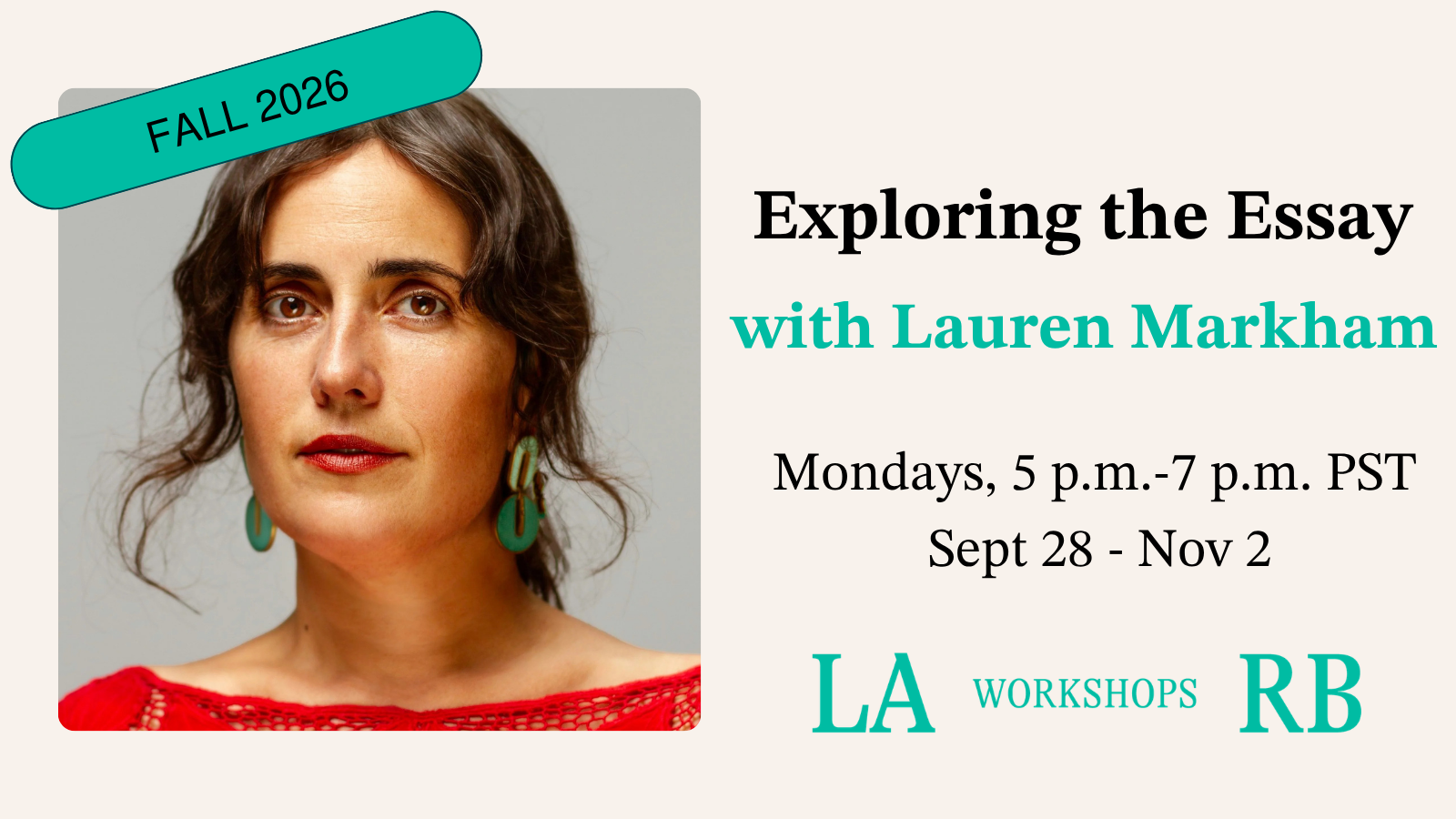 Exploring the Essay with Lauren Markham